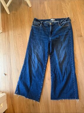 Kut from the Kloth Dark Blue Wide Leg Jeans